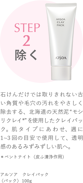 STEP2 除く　アルソアクレイパック〈パック〉 100g